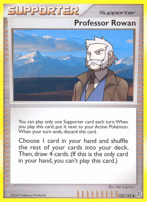 Professor Rowan (123/132) [Diamond & Pearl: Secret Wonders] - Pokemon Single