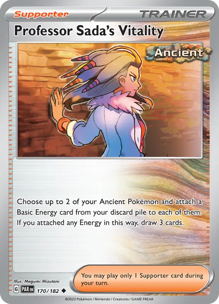 Professor Sada’s Vitality (170/182) [Scarlet & Violet: Paradox Rift] - Pokemon Single