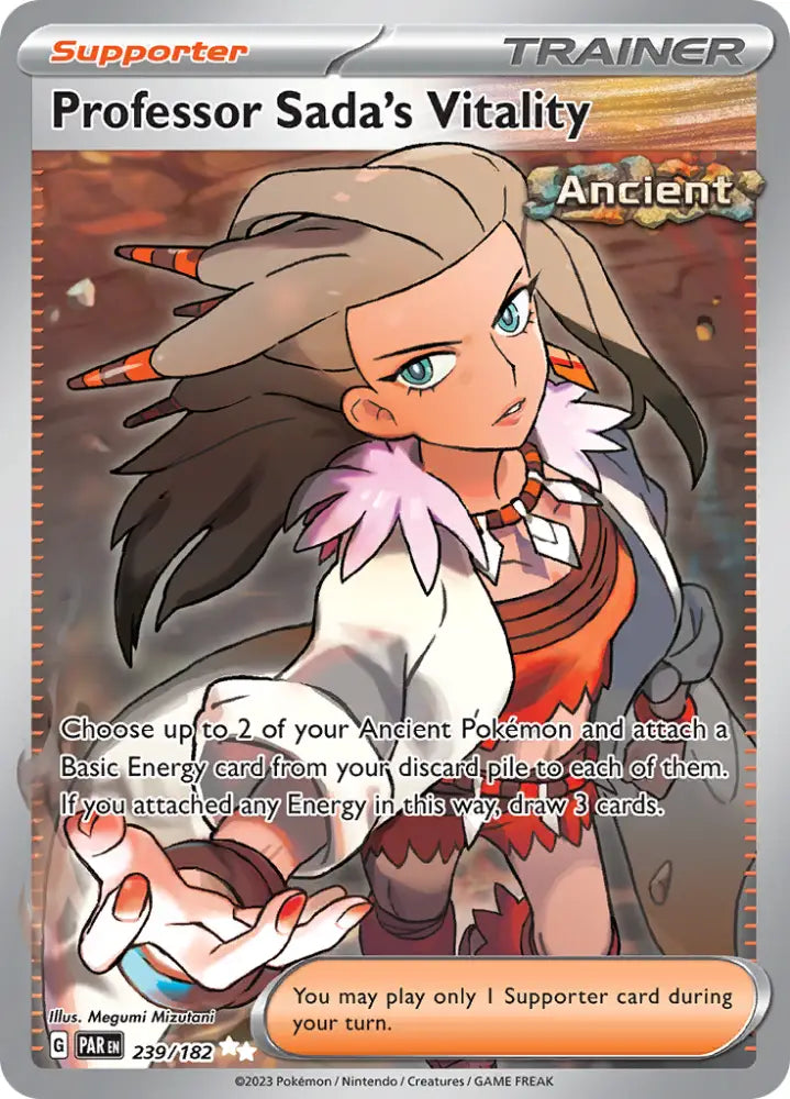 Professor Sada’s Vitality (239/182) [Scarlet & Violet: Paradox Rift] - Pokemon Single