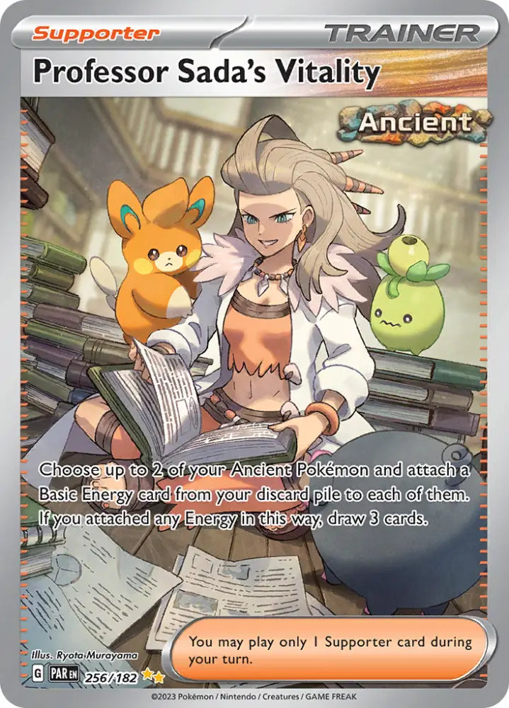 Professor Sada’s Vitality (256/182) [Scarlet & Violet: Paradox Rift] - Pokemon Single