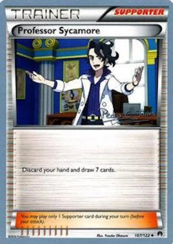 Professor Sycamore (107/122) (Dragones y Sombras - Pedro Eugenio Torres) [World Championships 2018] - Pokemon Single