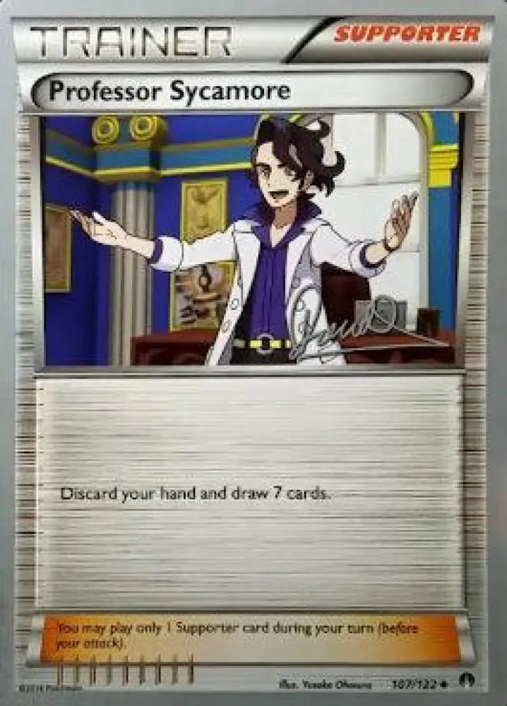 Professor Sycamore (107/122) (Infinite Force - Diego Cassiraga) [World Championships 2017] - Pokemon Single