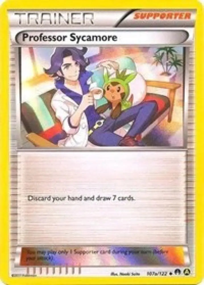 Professor Sycamore (107a/122) (Alternate Art Promo) [XY: BREAKpoint] - Pokemon Single