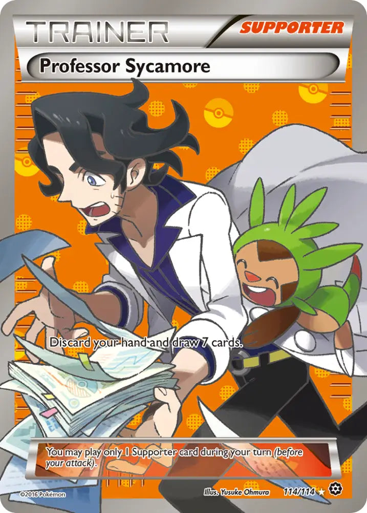 Professor Sycamore (114/114) [XY: Steam Siege] - Pokemon Single