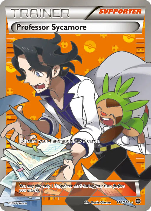 Professor Sycamore (114/114) [XY: Steam Siege] - Pokemon Single