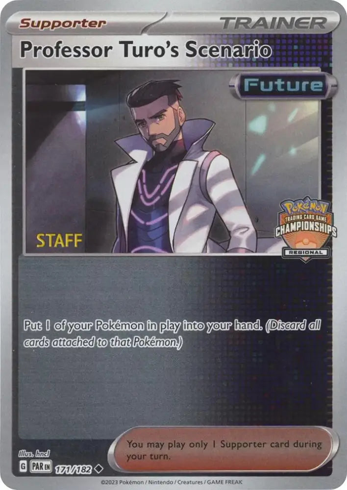 Professor Turo’s Scenario (171/182) (2023 Regional Championships Staff) [League & Championship Cards] - Pokemon Single