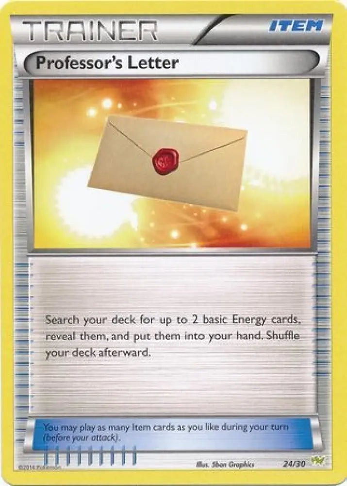 Professor’s Letter (24/30) [XY: Trainer Kit - Noivern] - Pokemon Single