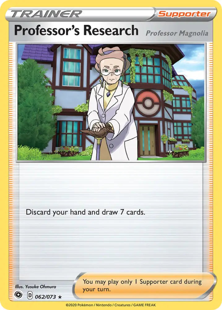 Professor’s Research (062/073) (Professor Magnolia) [Sword & Shield: Champion’s Path] - Pokemon Single