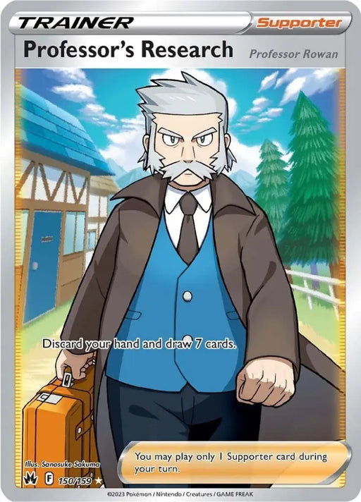 Professor’s Research (150/159) (Full Art) [Sword & Shield: Crown Zenith] - Pokemon Single