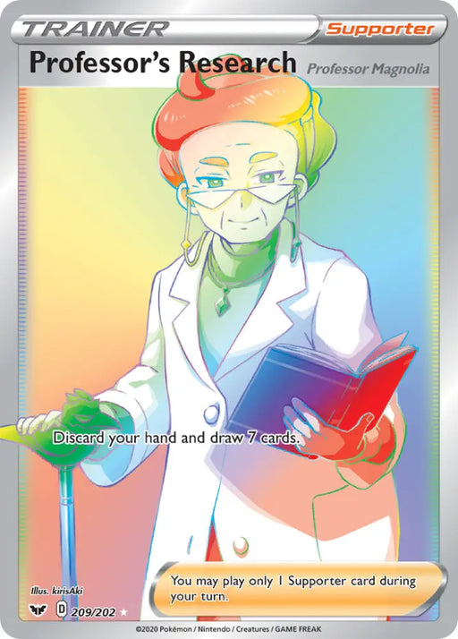 Professor’s Research (209/202) [Sword & Shield: Base Set] - Pokemon Single