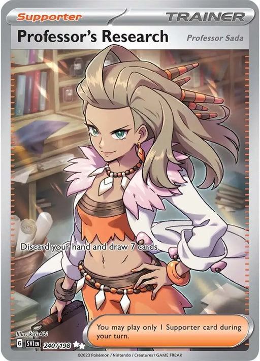 Professor’s Research (240/198) [Scarlet & Violet: Base Set] - Pokemon Single