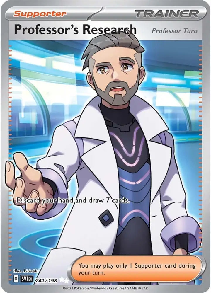 Professor’s Research (Professor Turo) (241/198) [Scarlet & Violet: Base Set] - Pokemon Single