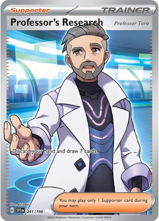 Professor’s Research (Professor Turo) (241/198) [Scarlet & Violet: Base Set] - Pokemon Single