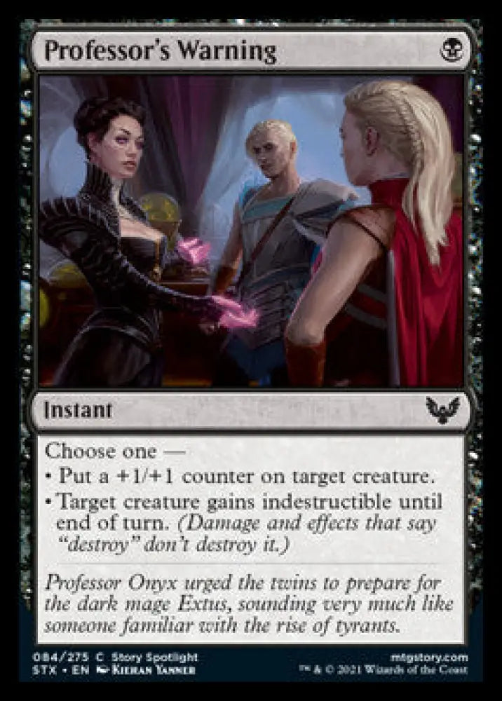 Professor’s Warning [Strixhaven: School of Mages] - MTG Single