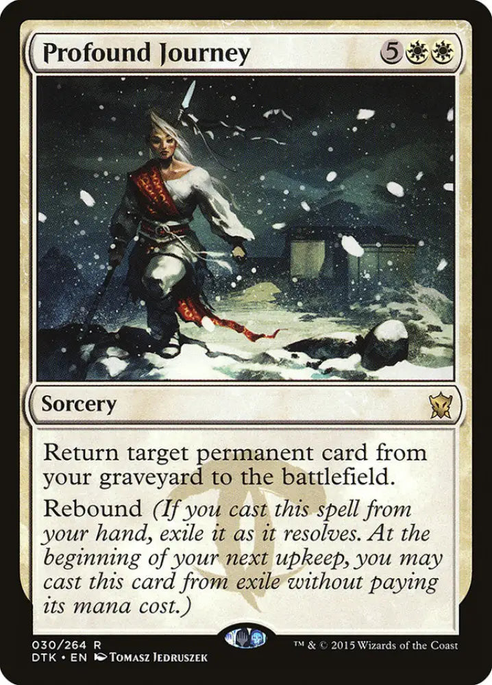 Profound Journey [Dragons of Tarkir] - MTG Single