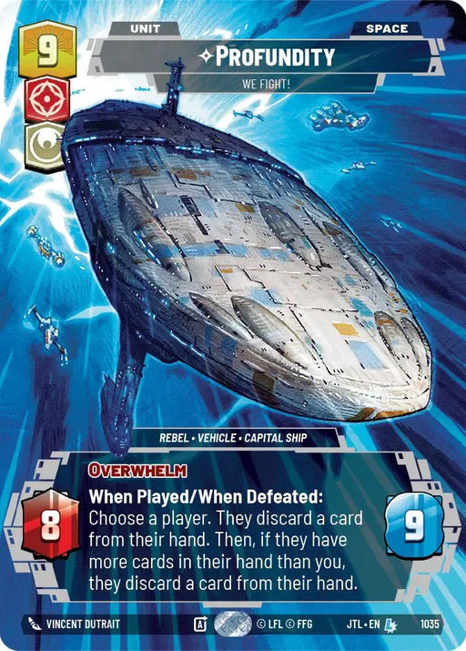 Profundity - We Fight! (Prestige) (1035) [Jump to Lightspeed] - Star Wars: Unlimited Single