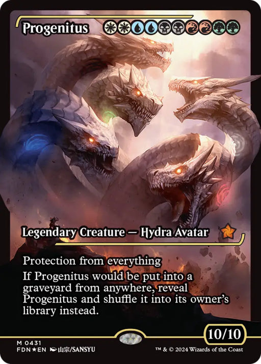 Progenitus (Showcase) [Foundations] - MTG Single