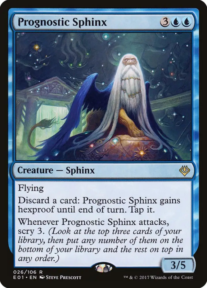 Prognostic Sphinx [Archenemy: Nicol Bolas] - MTG Single