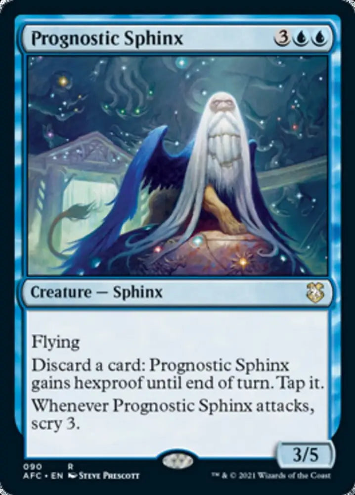 Prognostic Sphinx [Dungeons & Dragons: Adventures in the Forgotten Realms Commander] - MTG Single