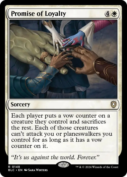 Promise of Loyalty [Bloomburrow Commander] - MTG Single