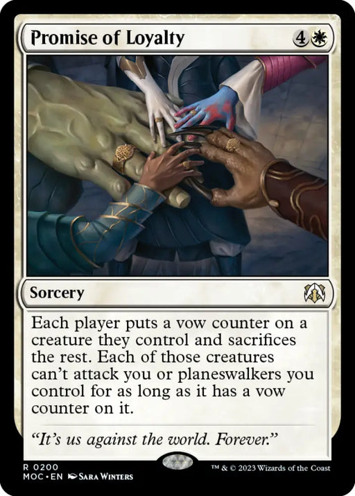 Promise of Loyalty [March of the Machine Commander] - MTG Single