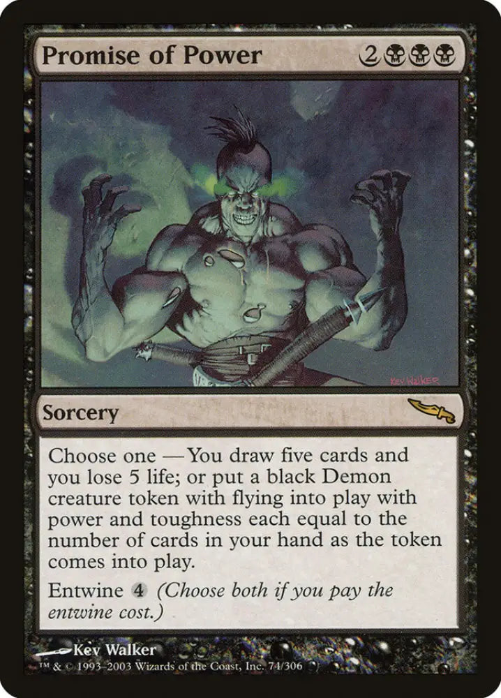 Promise of Power [Mirrodin] - MTG Single