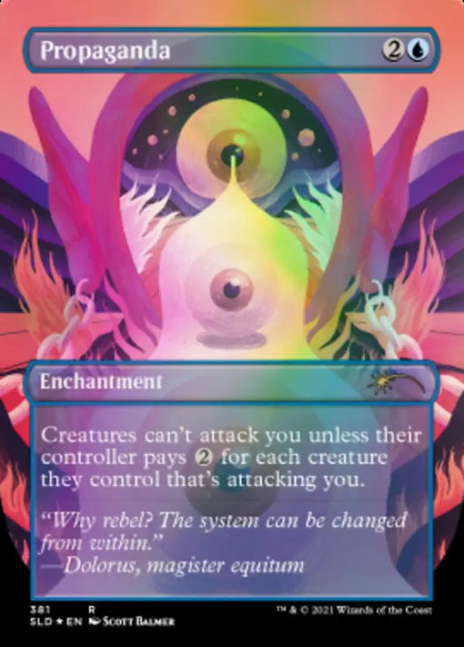 Propaganda // Propaganda (Borderless) [Secret Lair Drop Series] - MTG Single