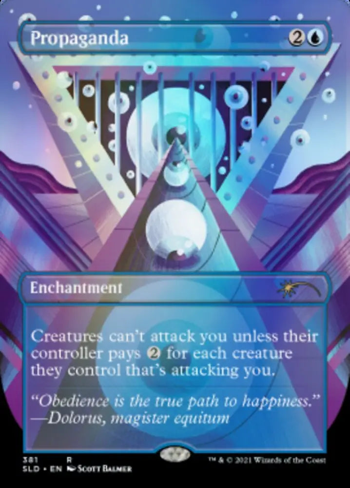Propaganda // Propaganda (Borderless) [Secret Lair Drop Series] - MTG Single
