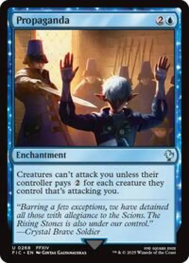 Propaganda (Surge Foil) (268) [Final Fantasy Commander]