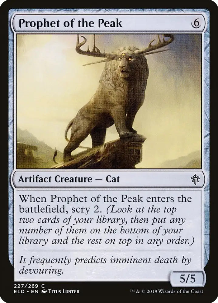Prophet of the Peak [Throne of Eldraine] - MTG Single