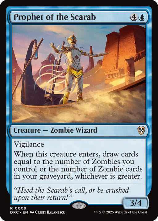 Prophet of the Scarab [Aetherdrift Commander] - MTG Single