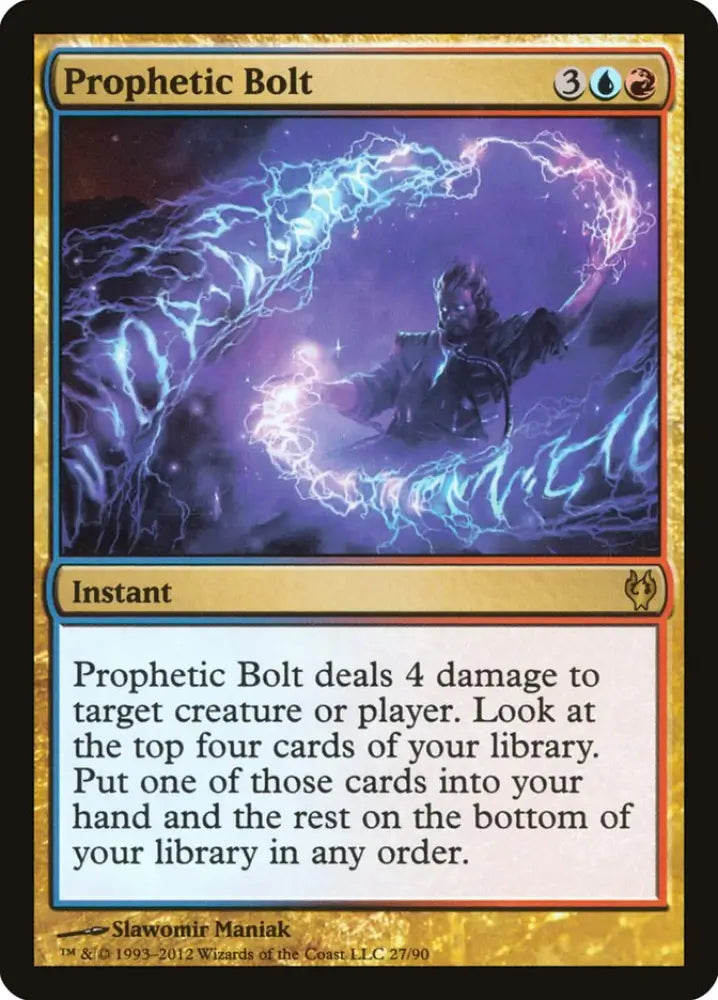 Prophetic Bolt [Duel Decks: Izzet vs. Golgari] - MTG Single
