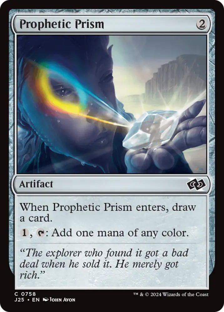 Prophetic Prism [Foundations Jumpstart] - MTG Single
