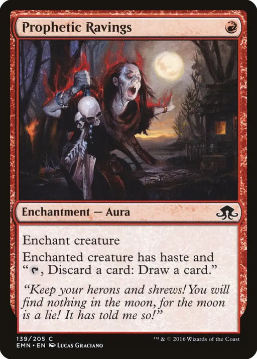 Prophetic Ravings [Eldritch Moon] - MTG Single