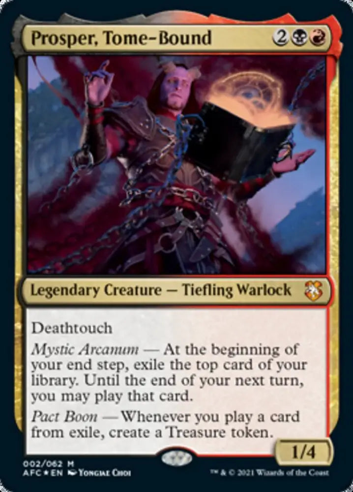 Prosper Tome-Bound [Dungeons & Dragons: Adventures in the Forgotten Realms Commander] - MTG Single
