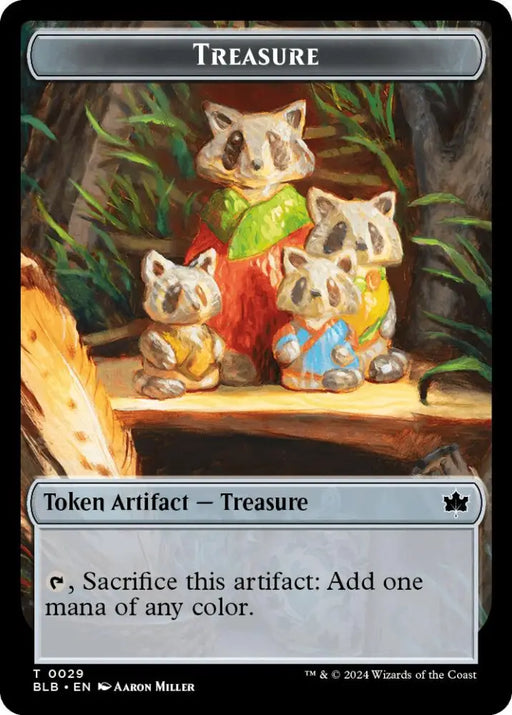 Prosperous Bandit // Treasure Double-Sided Token [Bloomburrow Commander Tokens] - MTG Single