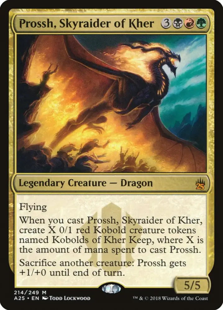 Prossh Skyraider of Kher [Masters 25] - MTG Single