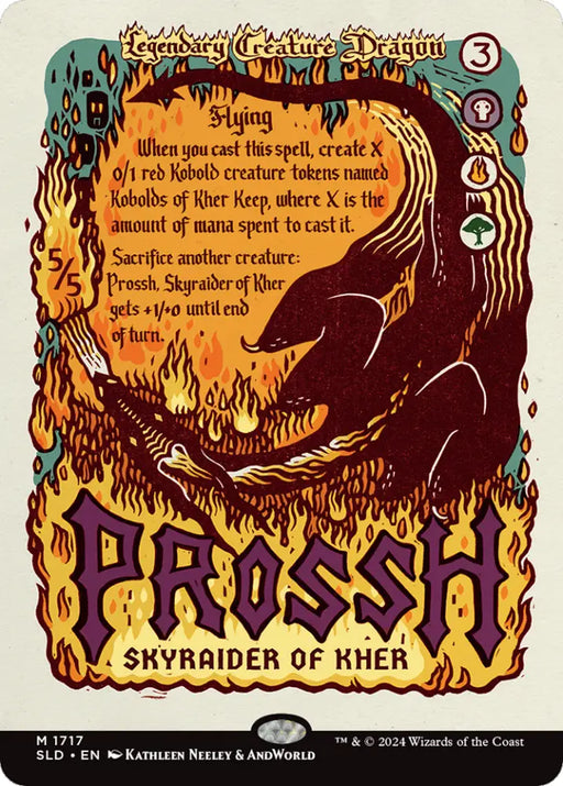 Prossh Skyraider of Kher (Rainbow Foil) [Secret Lair Drop Series] - MTG Single