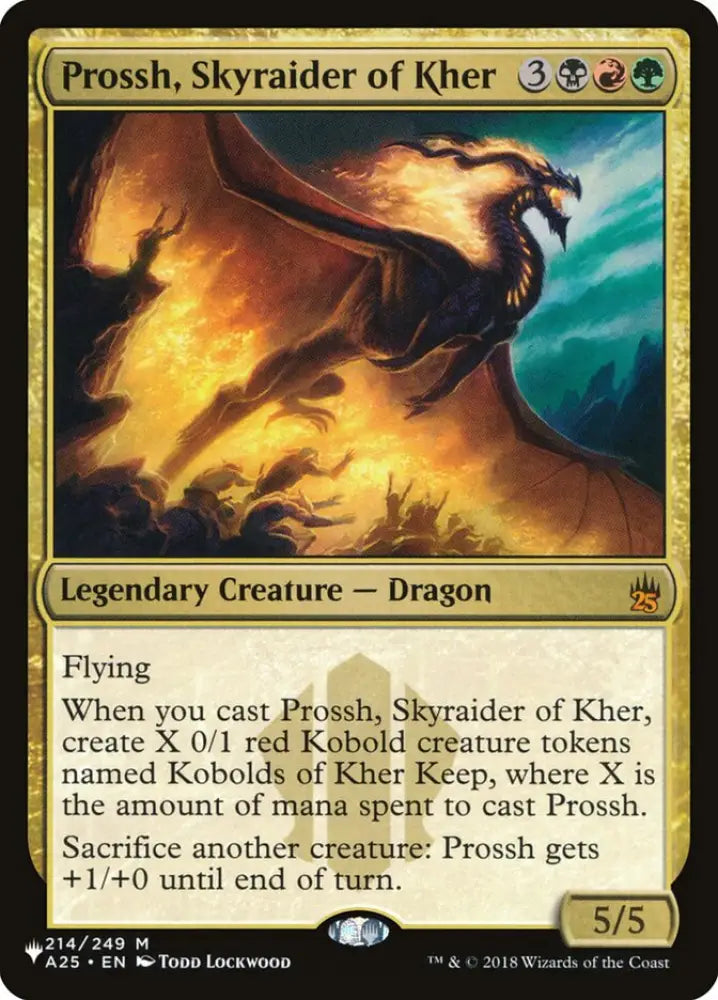 Prossh Skyraider of Kher [The List] - MTG Single