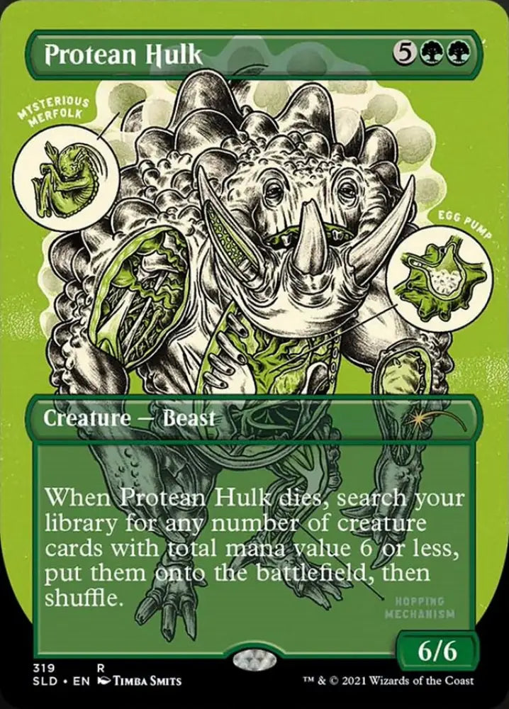 Protean Hulk (Borderless) [Secret Lair Drop Series] - MTG Single