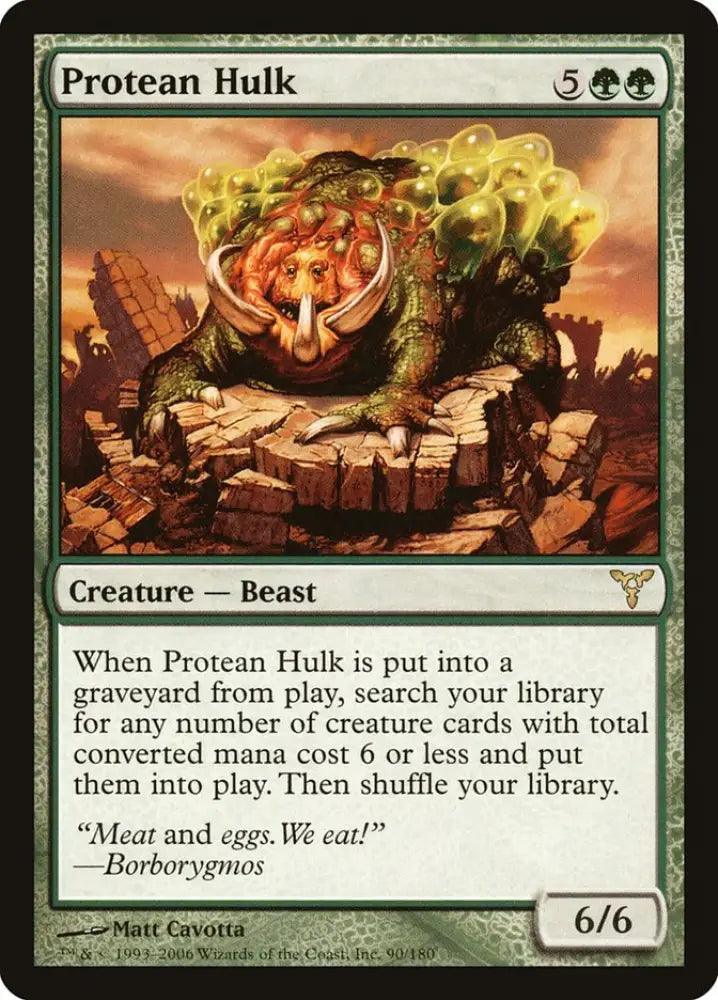 Protean Hulk [Dissension] - MTG Single