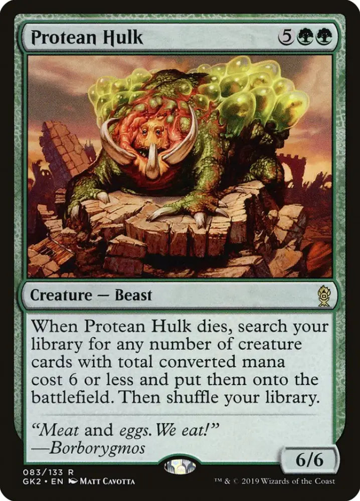 Protean Hulk [Ravnica Allegiance Guild Kit] - MTG Single
