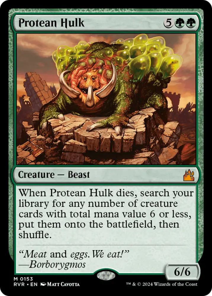 Protean Hulk [Ravnica Remastered] - MTG Single