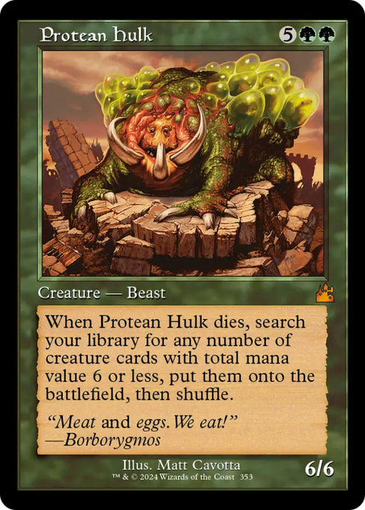 Protean Hulk (Retro Frame) [Ravnica Remastered] - MTG Single
