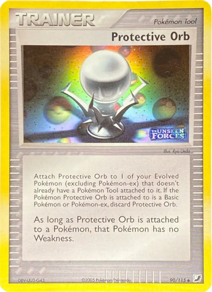 Protective Orb (90/115) (Stamped) [EX: Unseen Forces] - Pokemon Single
