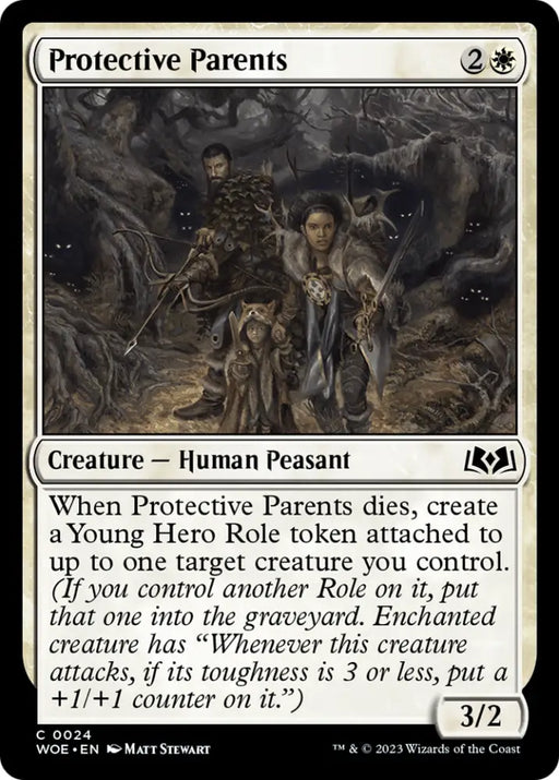 Protective Parents [Wilds of Eldraine] - MTG Single