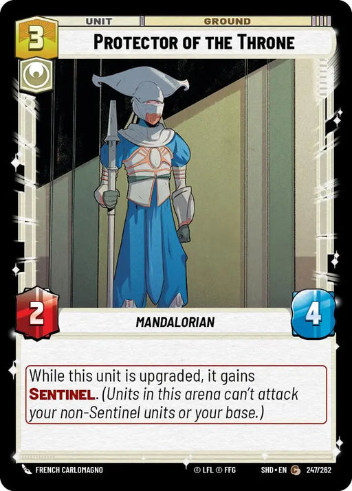 Protector of the Throne (247/262) [Shadows of the Galaxy] - Star Wars: Unlimited Single