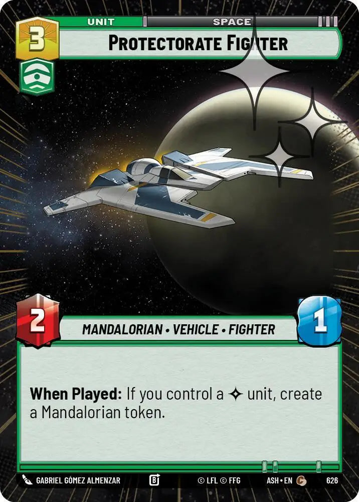 Protectorate Fighter (Hyperspace Foil) (626) [Ashes of the Empire]