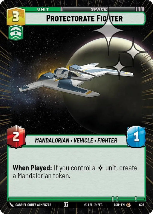 Protectorate Fighter (Hyperspace Foil) (626) [Ashes of the Empire]