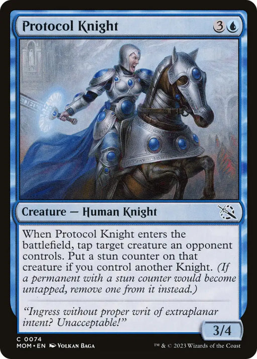 Protocol Knight [March of the Machine] - MTG Single
